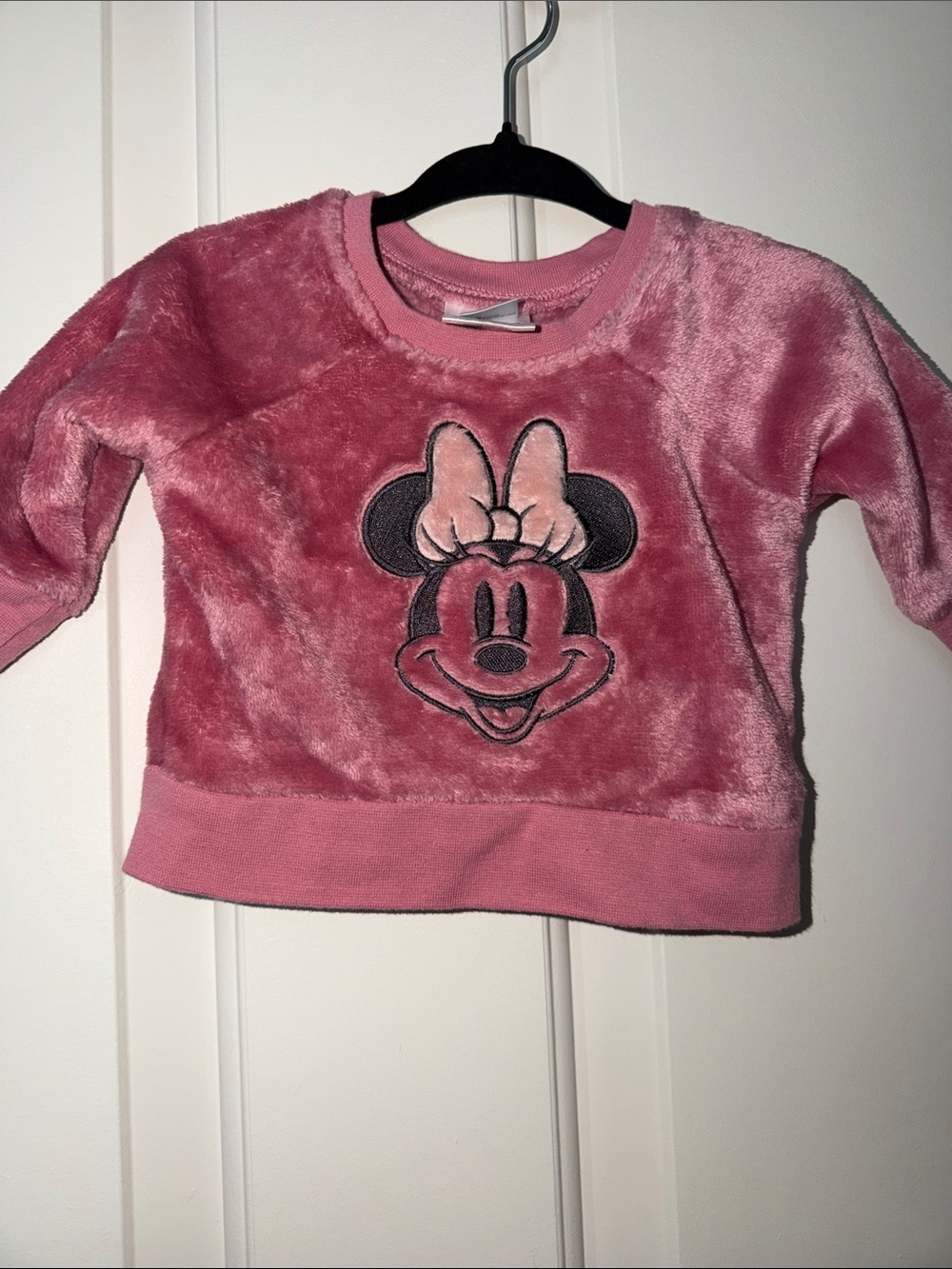 Disney Pink Minnie Mouse Plush Pullover
